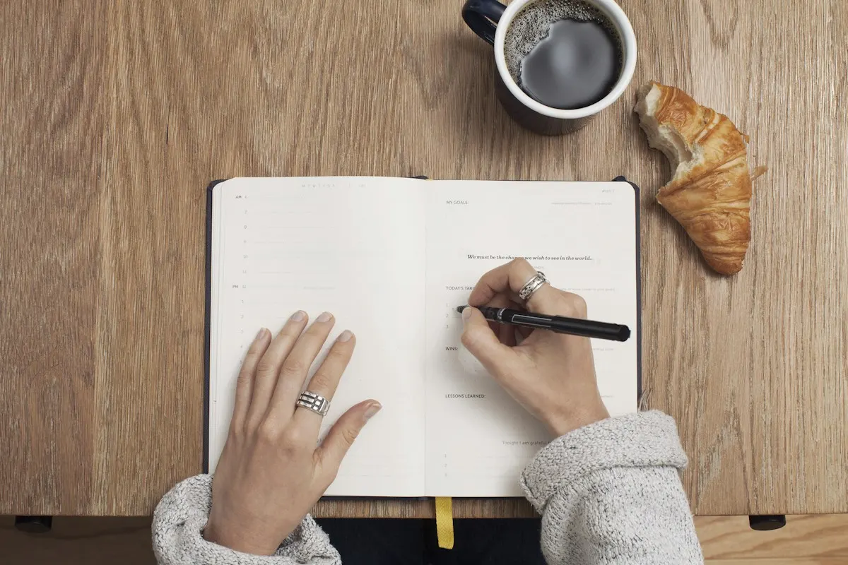 Carnet de notes et lecture